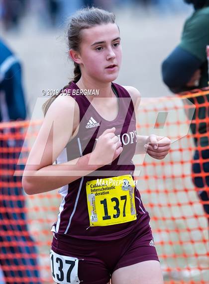 Thumbnail 3 in CIF State Cross Country Championships (Girls D5 Race) photogallery.