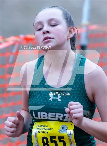 Thumbnail 2 in CIF State Cross Country Championships (Girls D5 Race) photogallery.
