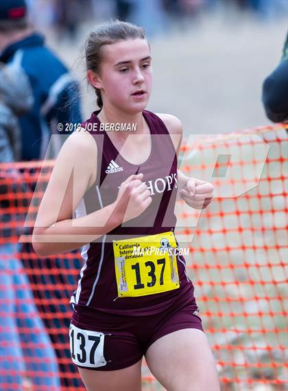 Thumbnail 2 in CIF State Cross Country Championships (Girls D5 Race) photogallery.