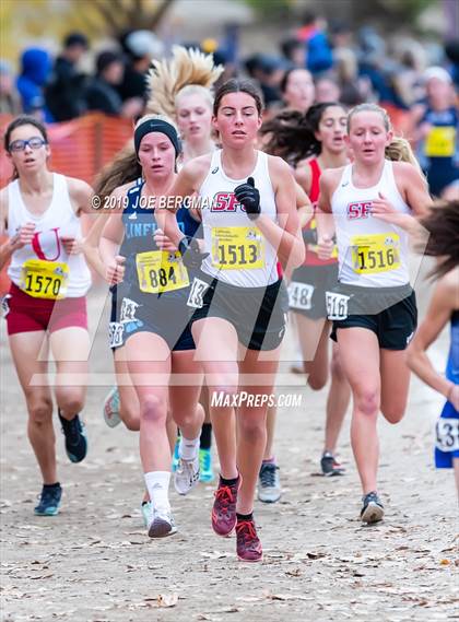 Thumbnail 2 in CIF State Cross Country Championships (Girls D5 Race) photogallery.