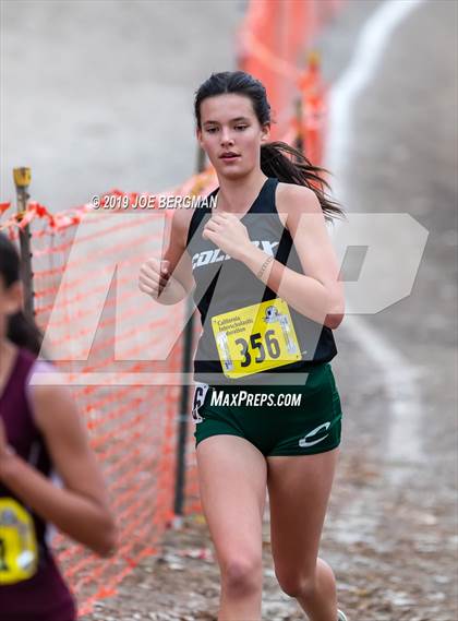 Thumbnail 1 in CIF State Cross Country Championships (Girls D5 Race) photogallery.