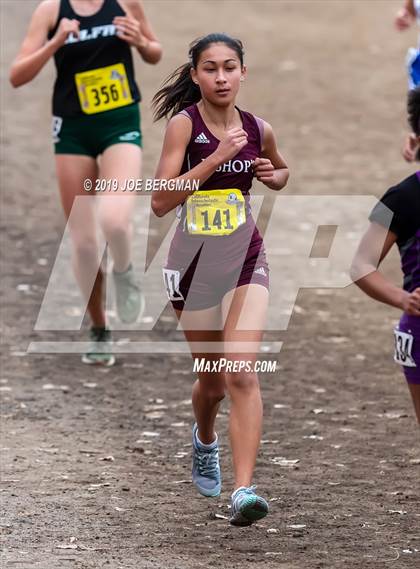 Thumbnail 2 in CIF State Cross Country Championships (Girls D5 Race) photogallery.
