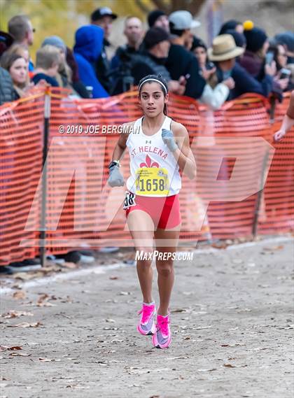Thumbnail 1 in CIF State Cross Country Championships (Girls D5 Race) photogallery.