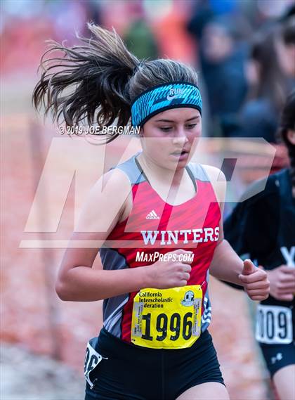 Thumbnail 1 in CIF State Cross Country Championships (Girls D5 Race) photogallery.