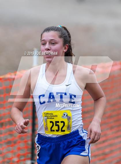 Thumbnail 2 in CIF State Cross Country Championships (Girls D5 Race) photogallery.