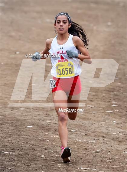 Thumbnail 1 in CIF State Cross Country Championships (Girls D5 Race) photogallery.