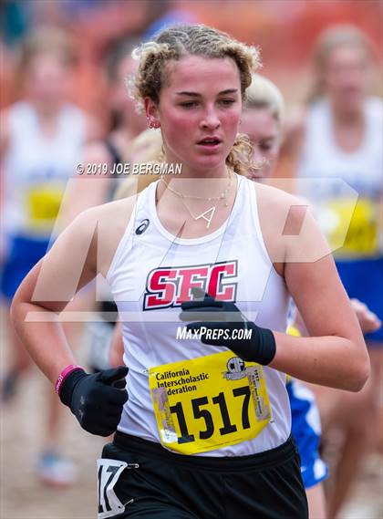 Thumbnail 2 in CIF State Cross Country Championships (Girls D5 Race) photogallery.
