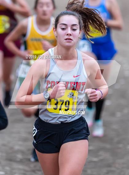 Thumbnail 1 in CIF State Cross Country Championships (Girls D5 Race) photogallery.