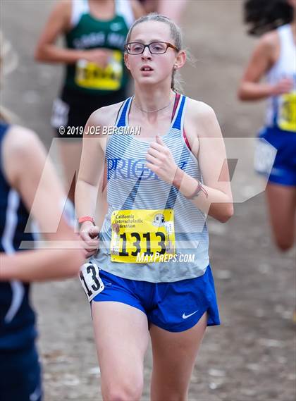 Thumbnail 1 in CIF State Cross Country Championships (Girls D5 Race) photogallery.