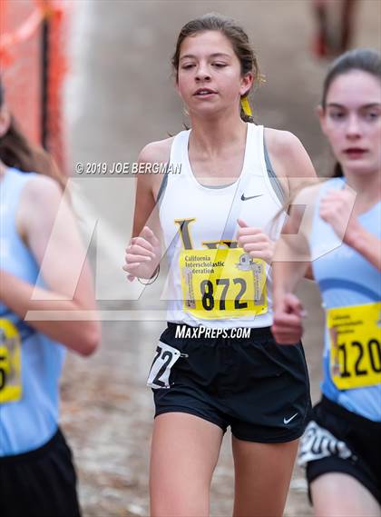 Thumbnail 1 in CIF State Cross Country Championships (Girls D5 Race) photogallery.