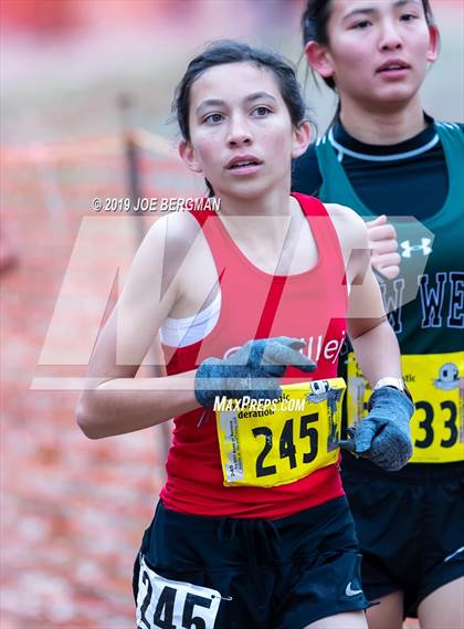 Thumbnail 1 in CIF State Cross Country Championships (Girls D5 Race) photogallery.