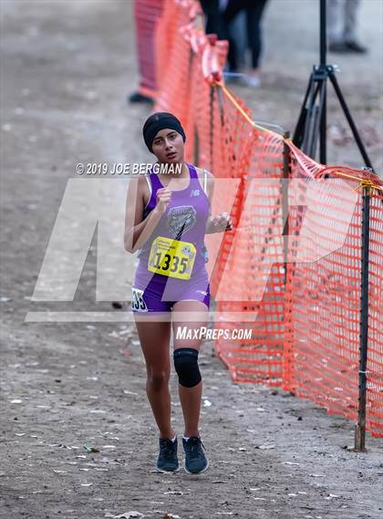 Thumbnail 1 in CIF State Cross Country Championships (Girls D5 Race) photogallery.