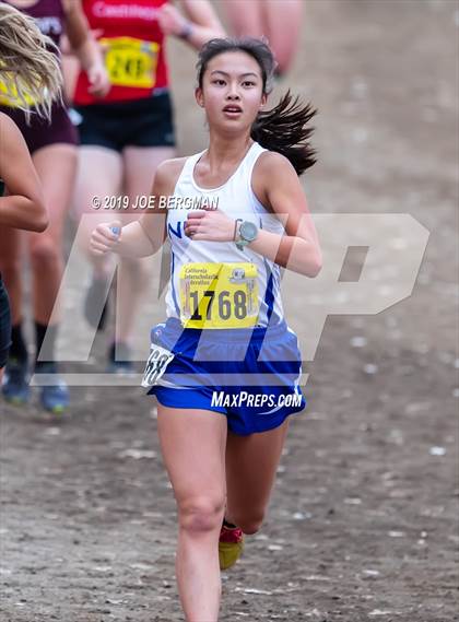 Thumbnail 2 in CIF State Cross Country Championships (Girls D5 Race) photogallery.