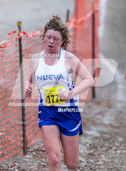 Thumbnail 1 in CIF State Cross Country Championships (Girls D5 Race) photogallery.