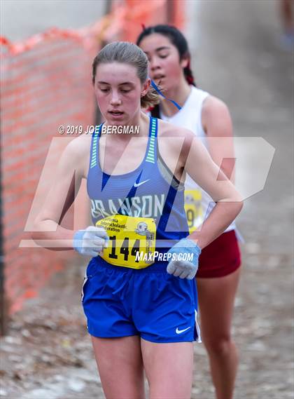 Thumbnail 2 in CIF State Cross Country Championships (Girls D5 Race) photogallery.