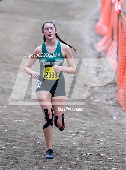 Thumbnail 2 in CIF State Cross Country Championships (Girls D5 Race) photogallery.