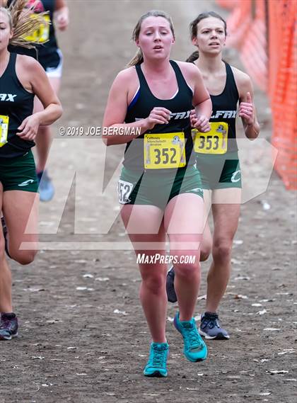 Thumbnail 1 in CIF State Cross Country Championships (Girls D5 Race) photogallery.