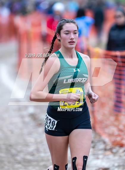 Thumbnail 3 in CIF State Cross Country Championships (Girls D5 Race) photogallery.