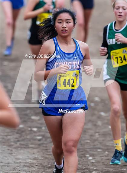 Thumbnail 3 in CIF State Cross Country Championships (Girls D5 Race) photogallery.