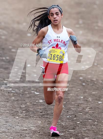 Thumbnail 1 in CIF State Cross Country Championships (Girls D5 Race) photogallery.