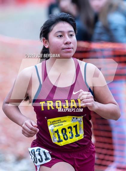 Thumbnail 1 in CIF State Cross Country Championships (Girls D5 Race) photogallery.