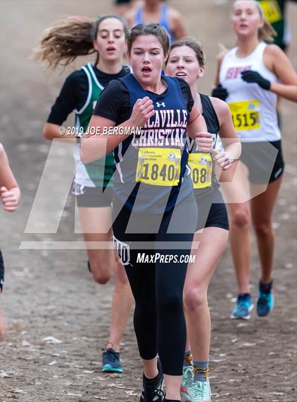 Thumbnail 1 in CIF State Cross Country Championships (Girls D5 Race) photogallery.
