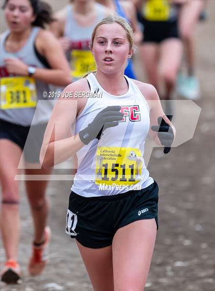 Thumbnail 2 in CIF State Cross Country Championships (Girls D5 Race) photogallery.