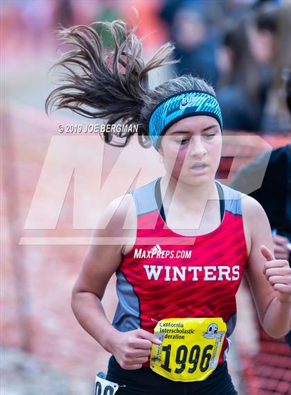 Thumbnail 2 in CIF State Cross Country Championships (Girls D5 Race) photogallery.