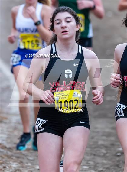 Thumbnail 2 in CIF State Cross Country Championships (Girls D5 Race) photogallery.