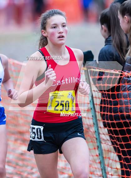 Thumbnail 1 in CIF State Cross Country Championships (Girls D5 Race) photogallery.