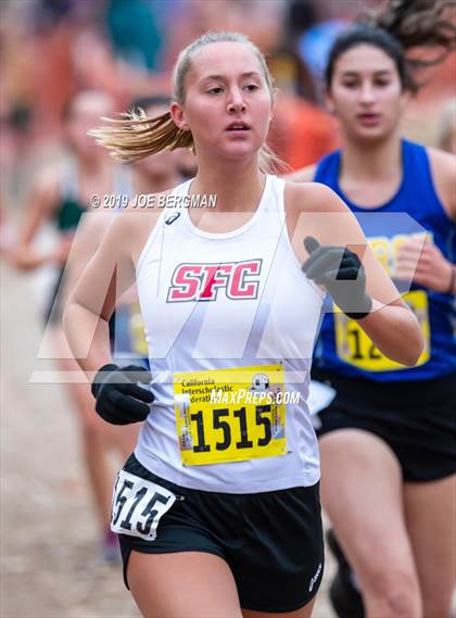 Thumbnail 2 in CIF State Cross Country Championships (Girls D5 Race) photogallery.