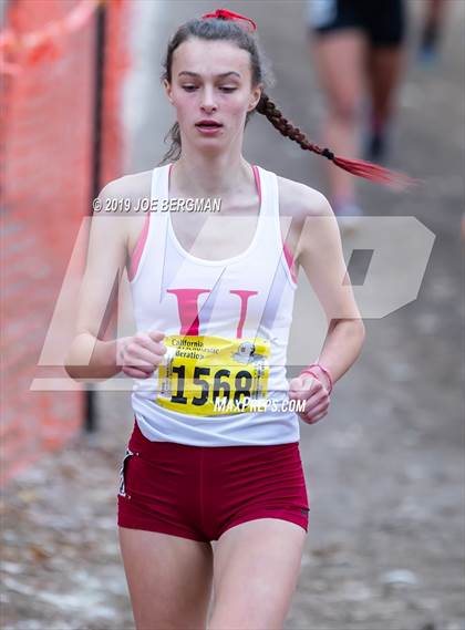 Thumbnail 1 in CIF State Cross Country Championships (Girls D5 Race) photogallery.