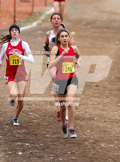 Thumbnail 2 in CIF State Cross Country Championships (Girls D5 Race) photogallery.