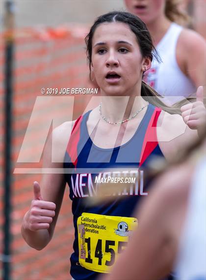 Thumbnail 1 in CIF State Cross Country Championships (Girls D5 Race) photogallery.