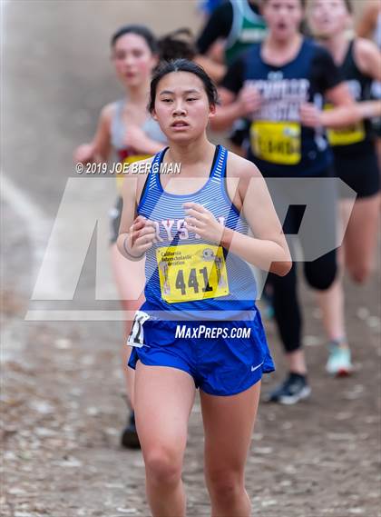 Thumbnail 2 in CIF State Cross Country Championships (Girls D5 Race) photogallery.
