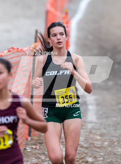 Thumbnail 3 in CIF State Cross Country Championships (Girls D5 Race) photogallery.