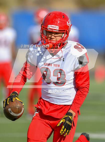 Thumbnail 3 in Arbor View @ Bishop Manogue (NIAA 4A Semifinal) photogallery.