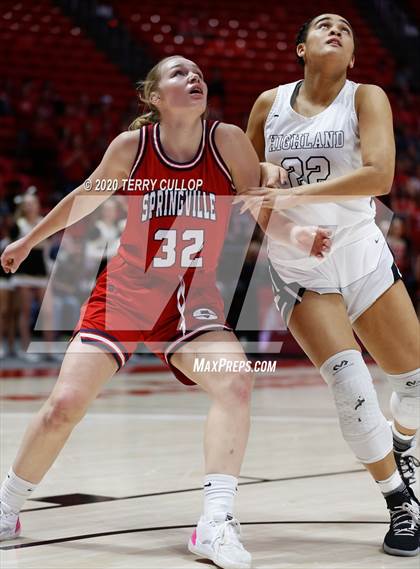 Thumbnail 3 in Springville vs. Highland (UHSAA 5A Final) photogallery.