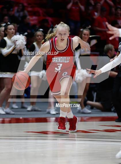 Thumbnail 2 in Springville vs. Highland (UHSAA 5A Final) photogallery.