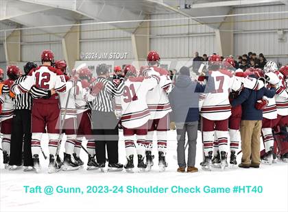 Thumbnail 3 in Taft @ Frederick Gunn (Shoulder Check Game) photogallery.