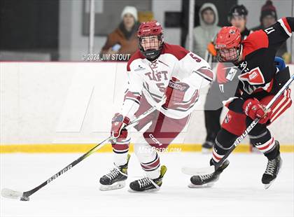 Thumbnail 3 in Taft @ Frederick Gunn (Shoulder Check Game) photogallery.