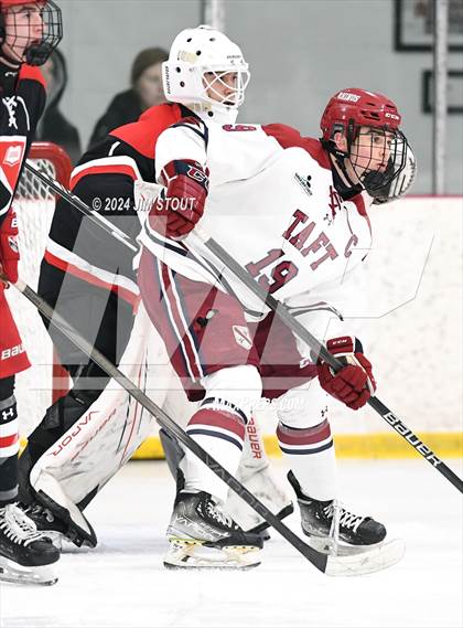 Thumbnail 2 in Taft @ Frederick Gunn (Shoulder Check Game) photogallery.