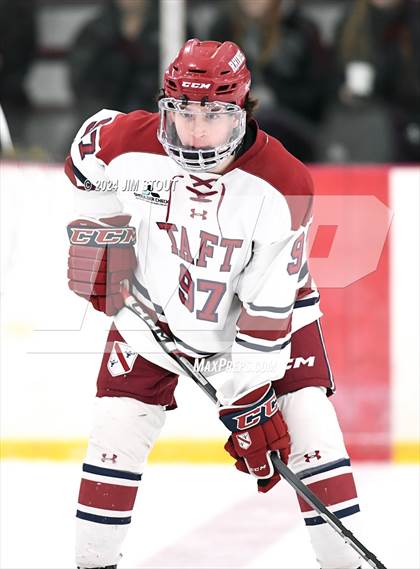 Thumbnail 2 in Taft @ Frederick Gunn (Shoulder Check Game) photogallery.