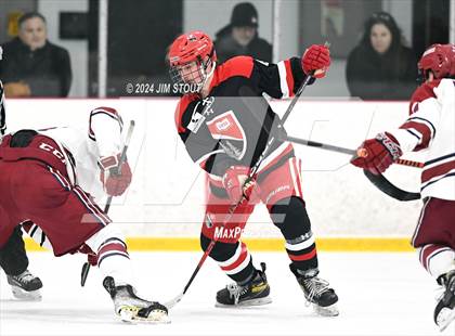 Thumbnail 2 in Taft @ Frederick Gunn (Shoulder Check Game) photogallery.