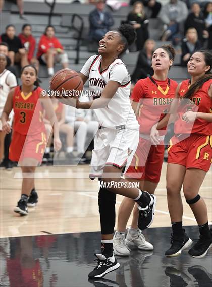 Thumbnail 1 in Etiwanda vs. Rosary Academy (Troy Classic) photogallery.