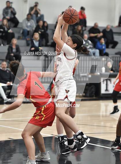 Thumbnail 2 in Etiwanda vs. Rosary Academy (Troy Classic) photogallery.