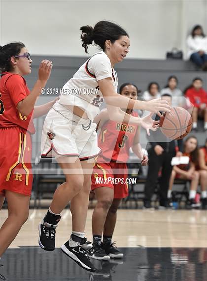 Thumbnail 1 in Etiwanda vs. Rosary Academy (Troy Classic) photogallery.