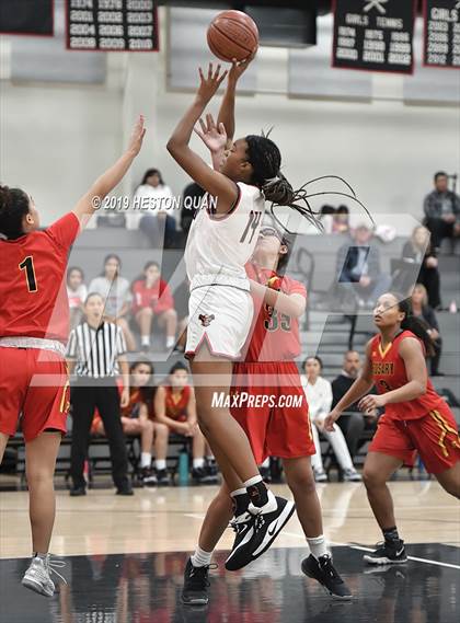 Thumbnail 1 in Etiwanda vs. Rosary Academy (Troy Classic) photogallery.