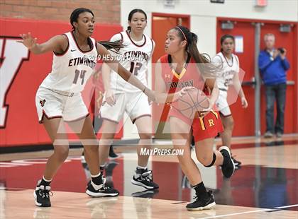 Thumbnail 2 in Etiwanda vs. Rosary Academy (Troy Classic) photogallery.