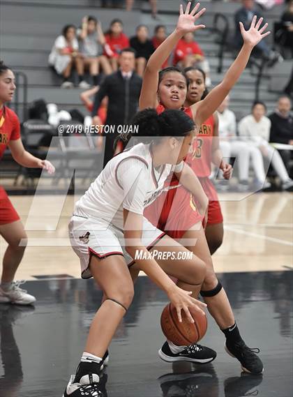 Thumbnail 3 in Etiwanda vs. Rosary Academy (Troy Classic) photogallery.